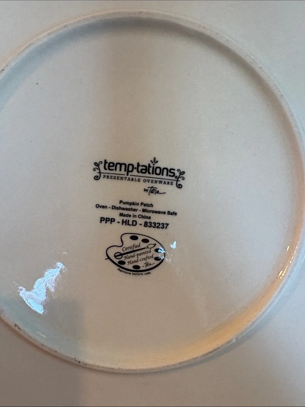 Temptations Pumpkin Patch Serving Tray (2 pieces) Oven & Dishwasher Safe Harvest